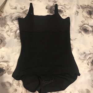 Leonisa black shape wear with bra coverage.